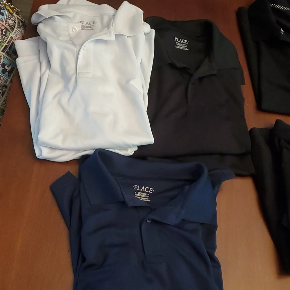 Dry‎ Fit Black, Navy or White Polo shirt